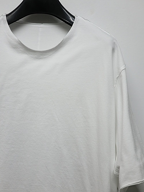 ATTACHMENT�������å�����/80/2 PIMA CO JERSEY OVERSIZED LAYERED S/S TEE/WHITE