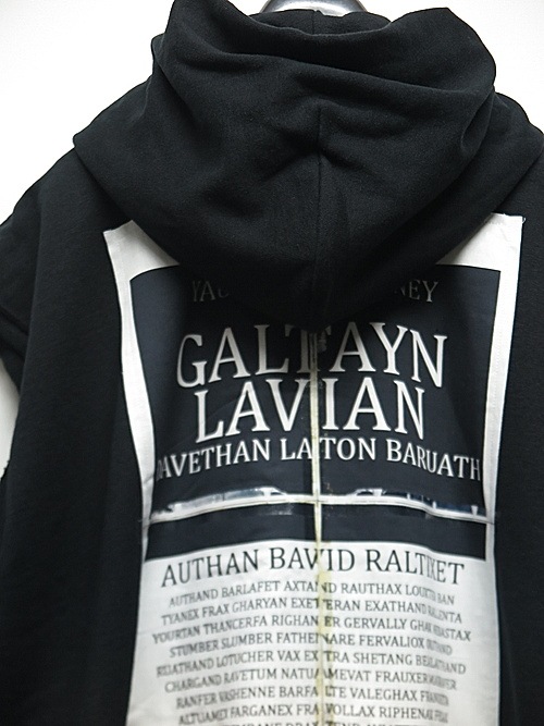 �㴰���nude:masahiko maruyama ���̡���:�ޥ��ҥ��ޥ���/SLEEVELESS HOODIE w/PRINTED PATCHES/Black