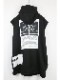 �㴰���nude:masahiko maruyama ���̡���:�ޥ��ҥ��ޥ���/SLEEVELESS HOODIE w/PRINTED PATCHES/Black
