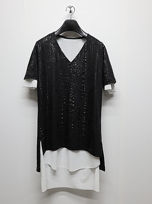 (ͽ���ʡ�5��6������ͽ��/kiryuyrik������奦����奦/HAKU-BEATENJIKU Layered-T/BlackWhiteLining