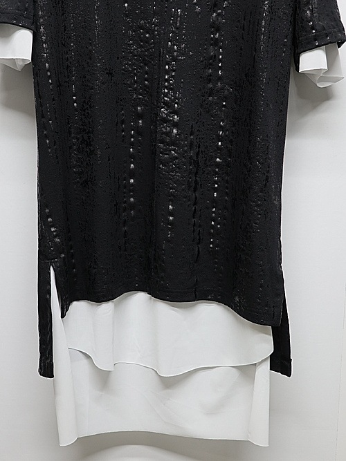 (ͽ���ʡ�5��6������ͽ��/kiryuyrik������奦����奦/HAKU-BEATENJIKU Layered-T/BlackWhiteLining