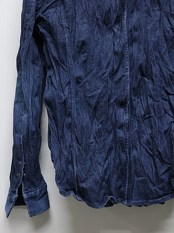 wjk�����֥른��������/2-hook denim shirt/indigo used