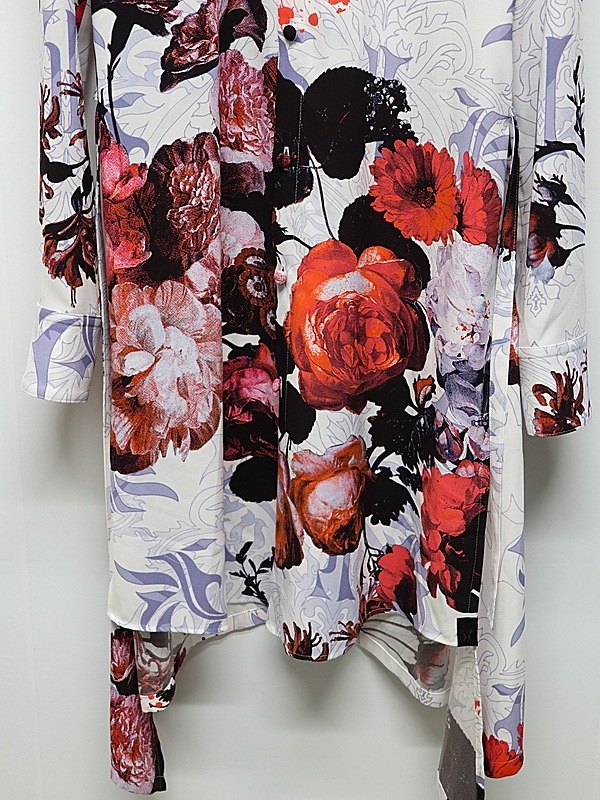 (ͽ���ʡ�10������11������ͽ��/kiryuyrik������奦����奦/Goth Flora Flare Shirt/White