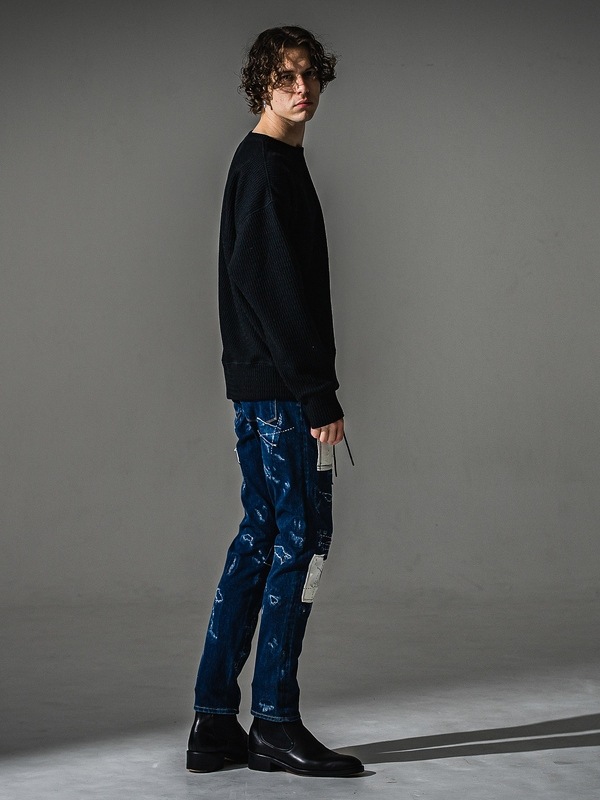 (ͽ���ʡ�9��10������ͽ��/41TH RESOUND CLOTHING���ꥵ����ɥ���������/knt l loose trainer/BLACK