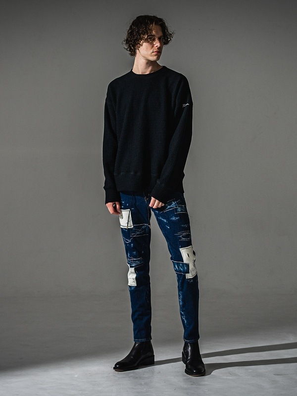 (ͽ���ʡ�9��10������ͽ��/41TH RESOUND CLOTHING���ꥵ����ɥ���������/knt l loose trainer/BLACK