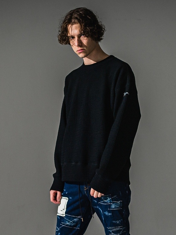 (ͽ���ʡ�9��10������ͽ��/41TH RESOUND CLOTHING���ꥵ����ɥ���������/knt l loose trainer/BLACK