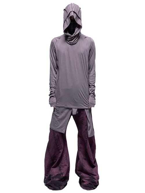 (ͽ)78ͽ/JULIUSꥦ/CUPRO/COTTON JERSEY CUT & SEWN10/ASH PURPLE