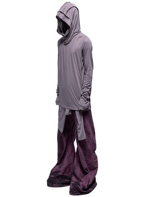 (ͽ)78ͽ/JULIUSꥦ/CUPRO/COTTON JERSEY CUT & SEWN10/ASH PURPLE