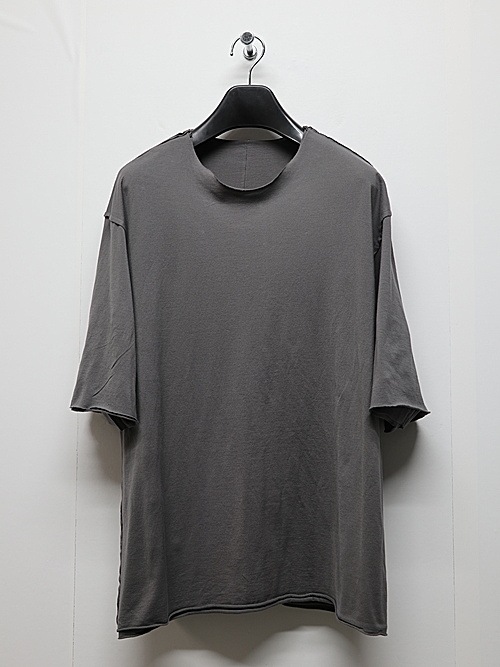 ATTACHMENT�������å�����/80/2 PIMA CO JERSEY OVERSIZED LAYERED S/S TEE/D.GRAY