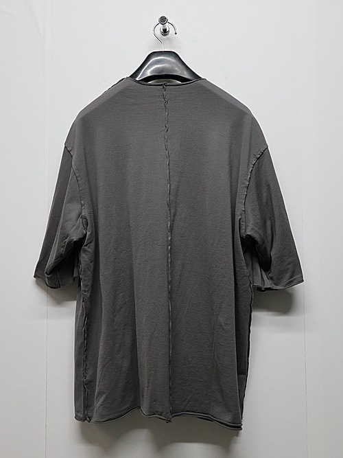 ATTACHMENT�������å�����/80/2 PIMA CO JERSEY OVERSIZED LAYERED S/S TEE/D.GRAY