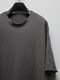ATTACHMENT�������å�����/80/2 PIMA CO JERSEY OVERSIZED LAYERED S/S TEE/D.GRAY