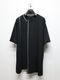 Ground Y�����饦��ɥ磻/BELLY SLUB JERSEY SWITTING T-SHIRT/BLACK