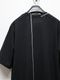 Ground Y�����饦��ɥ磻/BELLY SLUB JERSEY SWITTING T-SHIRT/BLACK