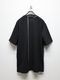 Ground Y�����饦��ɥ磻/BELLY SLUB JERSEY SWITTING T-SHIRT/BLACK