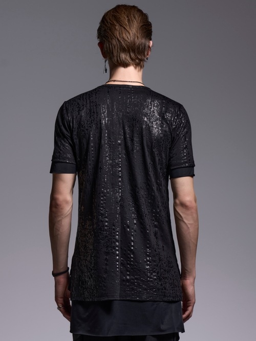 (ͽ���ʡ�5��6������ͽ��/kiryuyrik������奦����奦/HAKU-BEATENJIKU Layered-T/BlackBlackLining