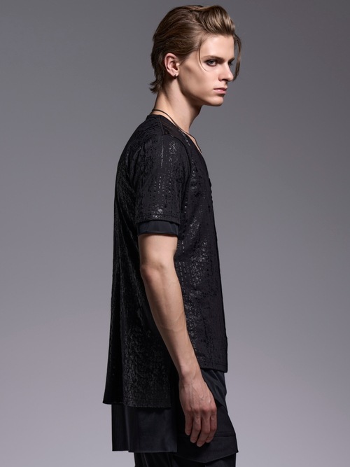 (ͽ���ʡ�5��6������ͽ��/kiryuyrik������奦����奦/HAKU-BEATENJIKU Layered-T/BlackBlackLining