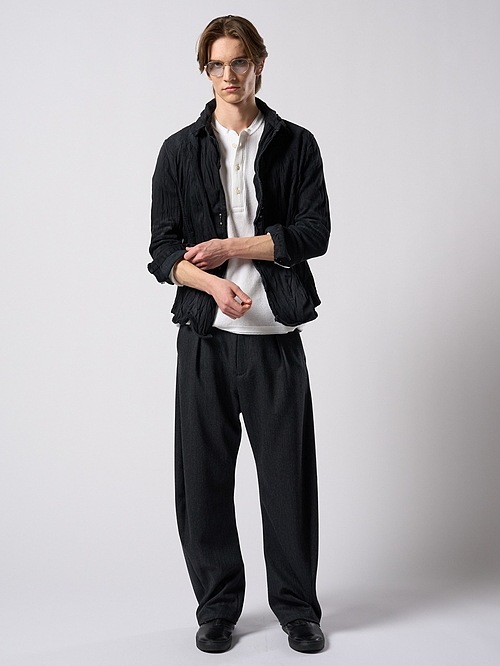 (ͽ���ʡ�9��10������ͽ��/wjk�����֥른��������/2-hook denim shirt/black used