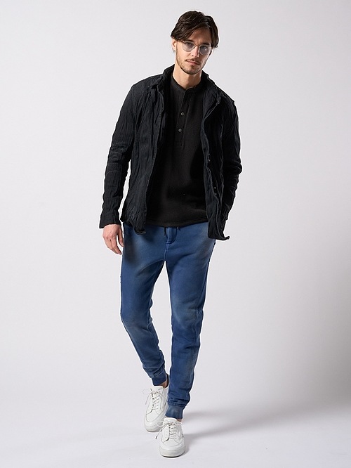 (ͽ���ʡ�9��10������ͽ��/wjk�����֥른��������/2-hook denim shirt/black used