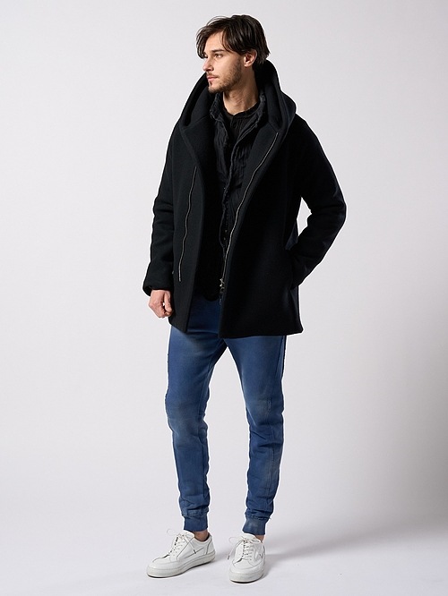 (ͽ���ʡ�9��10������ͽ��/wjk�����֥른��������/2-hook denim shirt/black used