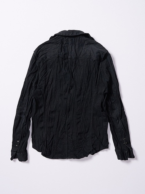 (ͽ���ʡ�9��10������ͽ��/wjk�����֥른��������/2-hook denim shirt/black used