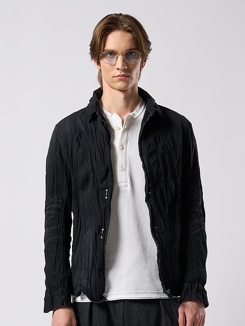 (ͽ���ʡ�9��10������ͽ��/wjk�����֥른��������/2-hook denim shirt/black used