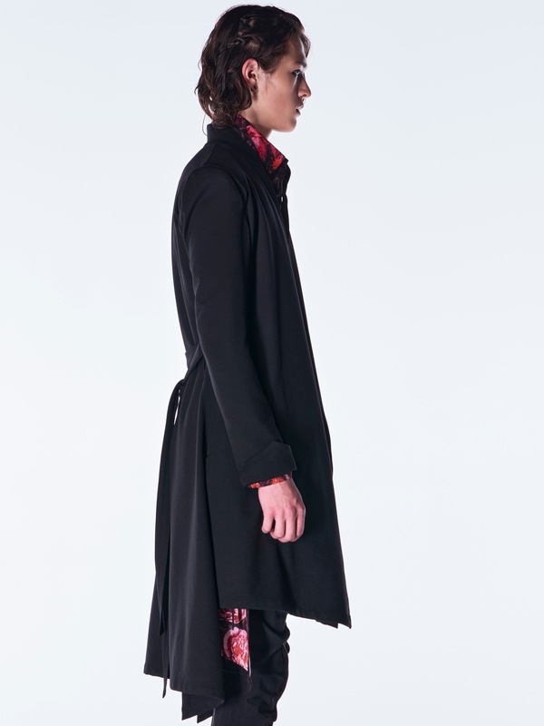 (ͽ���ʡ�10������11������ͽ��/kiryuyrik������奦����奦/Goth Flora Flare Shirt/Black