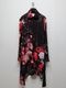 (ͽ���ʡ�10������11������ͽ��/kiryuyrik������奦����奦/Goth Flora Flare Shirt/Black