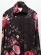 (ͽ���ʡ�10������11������ͽ��/kiryuyrik������奦����奦/Goth Flora Flare Shirt/Black