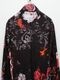 (ͽ���ʡ�10������11������ͽ��/kiryuyrik������奦����奦/Goth Flora Flare Shirt/Black