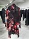 (ͽ���ʡ�10������11������ͽ��/kiryuyrik������奦����奦/Goth Flora Flare Shirt/Black