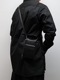 Yohji Yamamoto襦ޥ/SOFT SHRINK DOUBLE ZIP PHONE CASE/BLACK.