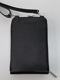 Yohji Yamamoto襦ޥ/SOFT SHRINK DOUBLE ZIP PHONE CASE/BLACK.
