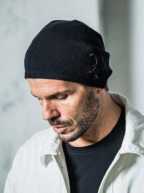 SALE20%OFF/RESOUND CLOTHINGꥵɥ/LINEN knit cap/BLACK.
