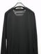 JULIUS����ꥦ��/CUPRO/COTTON JERSEY CUT & SEWN12/BLACK