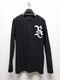 SALE30%OFF/RESOUND CLOTHING���ꥵ����ɥ���������/LOOSE FIT RC nylon longsleave Tee/BKWH.