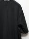 ATTACHMENT�������å�����/80/2 PIMA CO JERSEY OVERSIZED LAYERED S/S TEE/BLACK