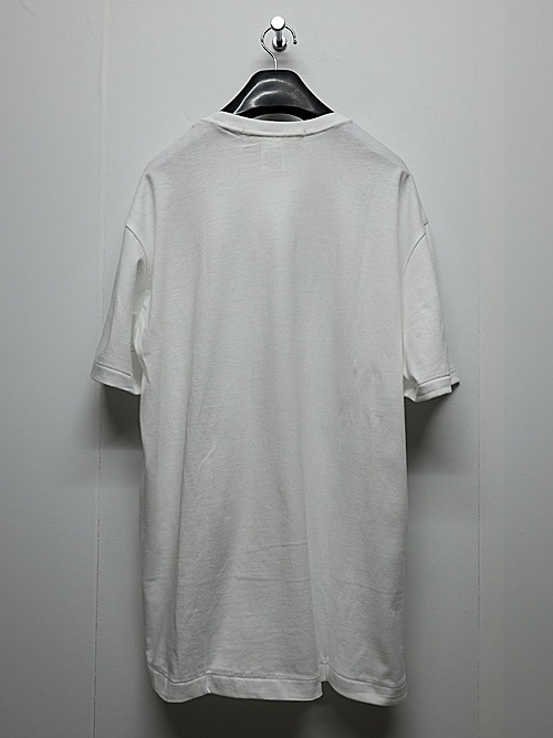 Ground Y�����饦��ɥ磻/20/- JERSEY FLOCKY BOX LOGO T-SHIRT/WHITE
