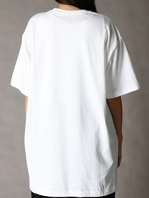 Ground Y�����饦��ɥ磻/20/- JERSEY FLOCKY BOX LOGO T-SHIRT/WHITE