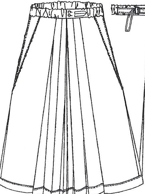 Ground Y�����饦��ɥ磻/W/GABARDINE HAKAMA PANTS/BLACK