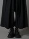 Ground Y�����饦��ɥ磻/W/GABARDINE HAKAMA PANTS/BLACK