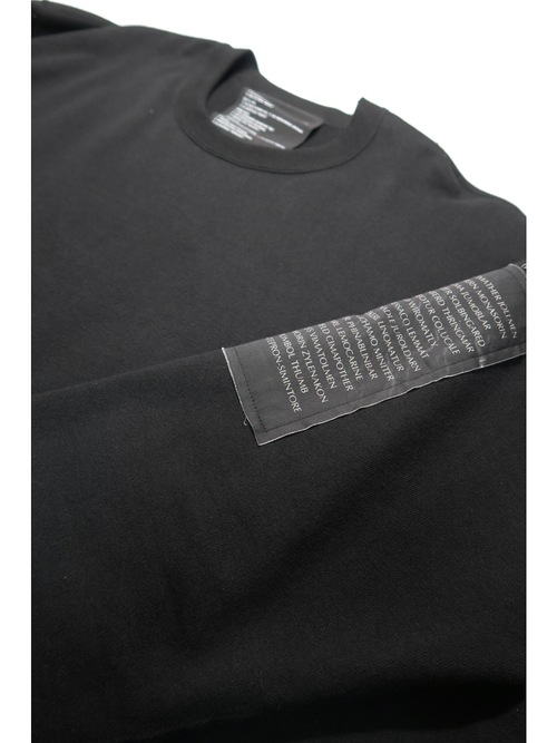 �㴰���nude:masahiko maruyama ���̡���:�ޥ��ҥ��ޥ���/OVERSIZED SWEAT w/PRINTED PATCHES/Black