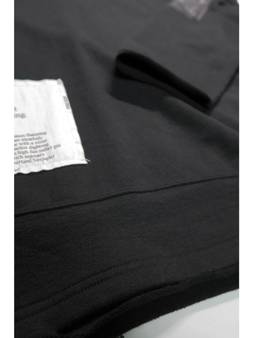 �㴰���nude:masahiko maruyama ���̡���:�ޥ��ҥ��ޥ���/OVERSIZED SWEAT w/PRINTED PATCHES/Black