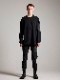 �㴰���nude:masahiko maruyama ���̡���:�ޥ��ҥ��ޥ���/OVERSIZED SWEAT w/PRINTED PATCHES/Black