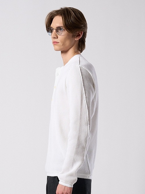 (ͽ���ʡ�9��10������ͽ��/wjk�����֥른��������/waffle henley L/S/white