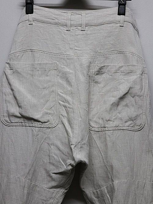 �㴰���nude:masahiko maruyama ���̡���:�ޥ��ҥ��ޥ���/Linen Double Cloth PANTS/White-Ecru