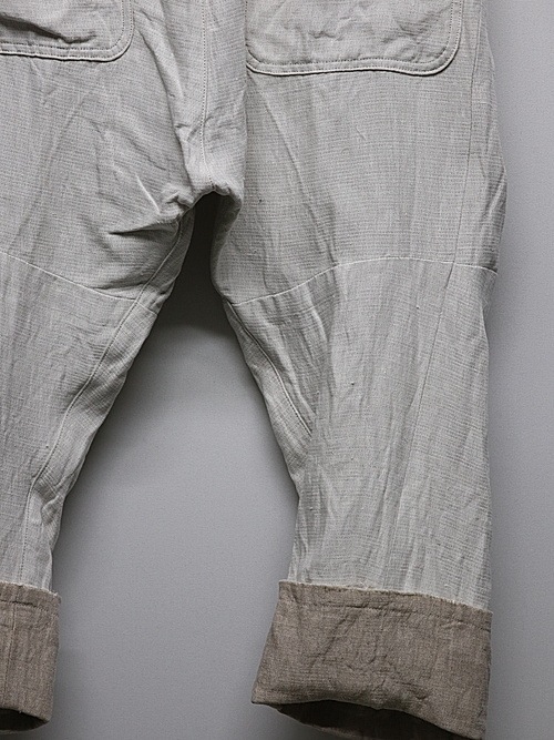 �㴰���nude:masahiko maruyama ���̡���:�ޥ��ҥ��ޥ���/Linen Double Cloth PANTS/White-Ecru