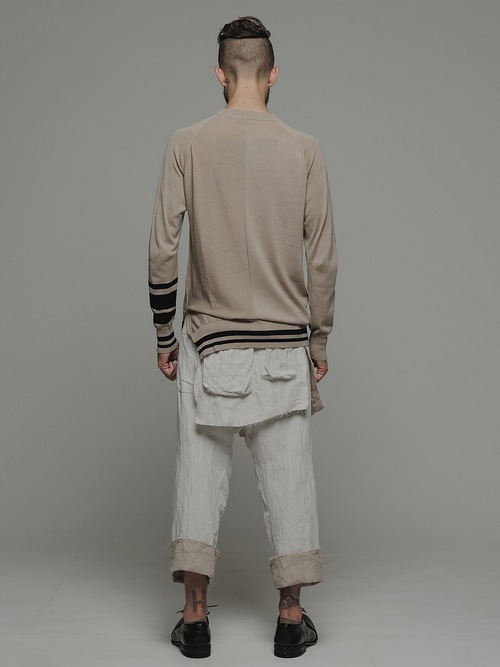 �㴰���nude:masahiko maruyama ���̡���:�ޥ��ҥ��ޥ���/Linen Double Cloth PANTS/White-Ecru