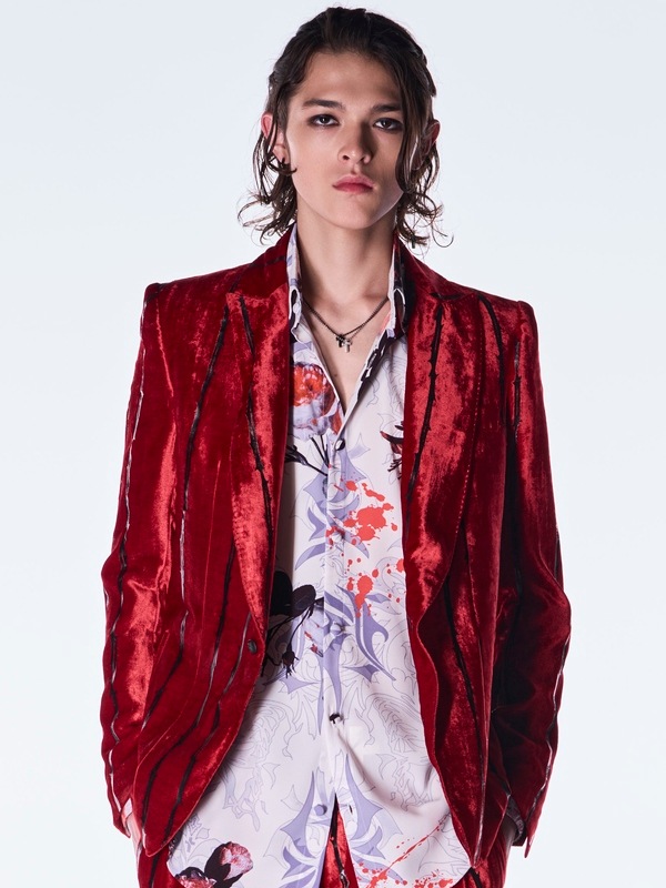 (ͽ���ʡ�10������11������ͽ��/kiryuyrik������奦����奦/Goth Flora Shirt/White