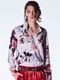 (ͽ���ʡ�10������11������ͽ��/kiryuyrik������奦����奦/Goth Flora Shirt/White