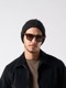 (ͽʡ1011ͽ/wjk֥른/mohair shaggy knit beanie/all black